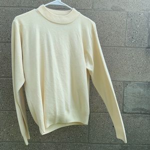 Yellow Sweater, Sag Harbor, Size Medium